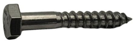 Sencys Houtdraadbout M6x40mm Per 25 R.v.s.