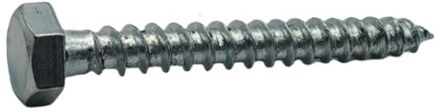 Sencys Houtdraadbout M6x50mm Per 70 Gegalvaniseerd