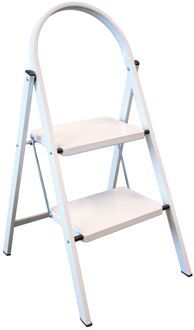 Sencys Huishoudtrap Wit 2-treeds
