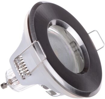 Sencys Inbouwspot Geborsteld Staal Gu10 4w