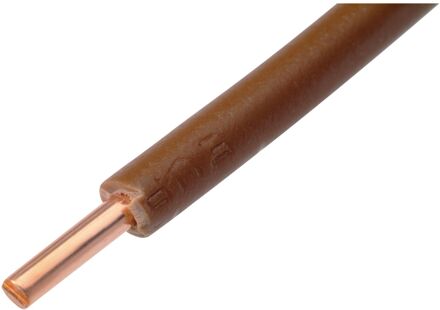 Sencys Installatiedraad Vd 5m 2,5 Mm² Bruin