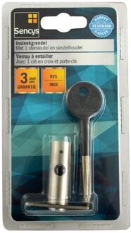 Sencys Insteekgrendel 45as - Rvs - 45 Mm