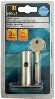 Sencys Insteekgrendel 55 As 33 - Rvs - 55 Mm