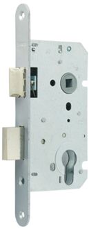 Sencys Insteekslot Cilinderslot Binnendeur M400 - Grijs Staal - 72x50mm