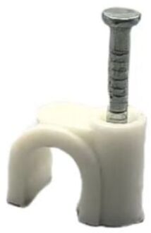 Sencys Kabelclip Voor Rond Snoer 6mm Plastic Per 25