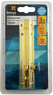 Sencys Kanongrendel Gepolijst Messing 100mm
