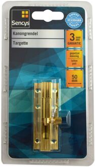 Sencys Kanongrendel Gepolijst Messing 50mm