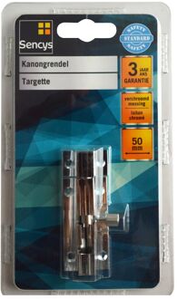 Sencys Kanongrendel Verchroomd Messing 50mm