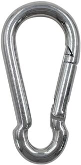 Sencys Karabijnhaak - Gegalvaniseerd - 6x60mm - 2 Stuks