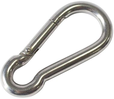 Sencys Karabijnhaak - Rvs - 8x80mm