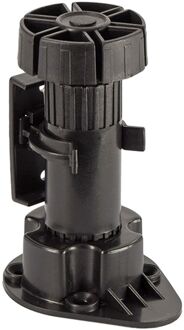 Sencys Kastpoot Verstelbaar 90-140mm Kunststof Zwart