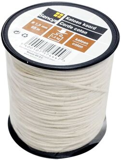Sencys Katoen Koord Gevlochten 1,5mm 65m