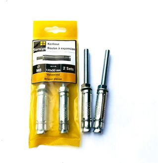 Sencys Keilbout Staal - Diam. 14x120mm - 2 Stuks