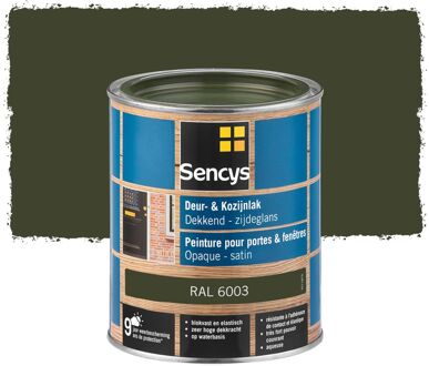 Sencys Lak Voor Deuren En Ramen Zijdeglans Ral6003 750ml
