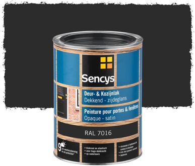 Sencys Lak Voor Deuren En Ramen Zijdeglans Ral7016 2,5l