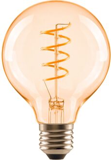 Sencys Ledfilamentlamp Globe - Amber - D8cm - Warm Wit - E27 - 4w