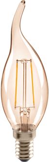 Sencys Ledfilamentlamp Kaars Cl35g Retro - Amber - D3,5cm - Warm Wit - E14 - 2,5w