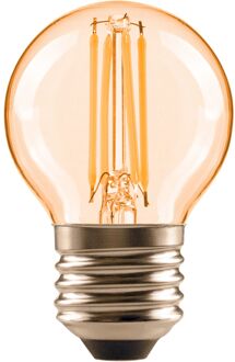 Sencys Ledfilamentlamp Peertje - Amber - D4,5cm - Warm Wit - E27 - 4w