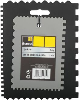 Sencys Lijmkammen Set 2-delig