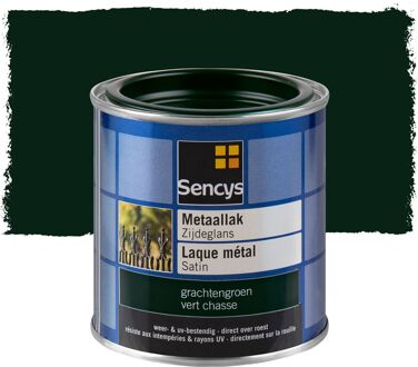 Sencys Metaallak Zijdeglans Grachtengroen 250ml