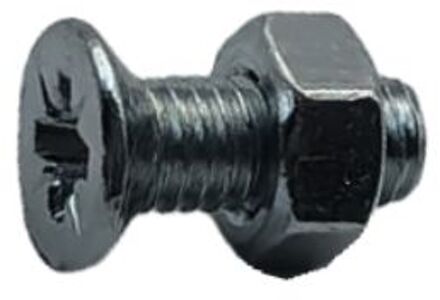 Sencys Metaalschroef Met Moer - Staal - M5x12 Mm