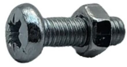 Sencys Metaalschroef+moer Ck M5x16mm Gegalvaniseerd Per 15