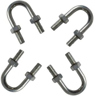 Sencys Moer - M5 - Verzinkt - 4 Stuks