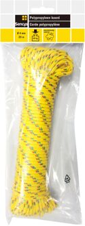 Sencys Multifunctioneel Touw - Gedraaid Polypropyleen - Drijvend - 4mm X 20m - Geel