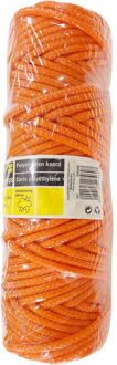 Sencys Multifunctioneel Touw - Gevlochten Polyethyleen - Weersbestendig - 3,5mm X 50m - Oranje