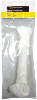 Sencys Multifunctioneel Touw - Kunststof Koord - Hitte- En Vochtbestendig - 1,7mm X 10m - Wit
