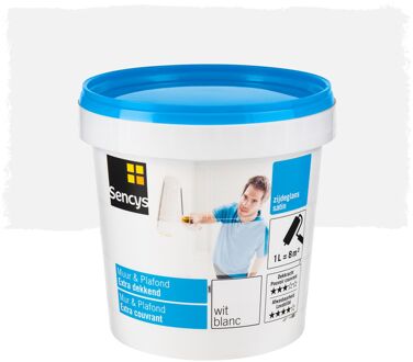 Sencys Muur & Plafond Muurverf - Zijdeglans - Lentegroen - 1l