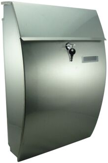 Sencys Muurbrievenbus 172 - Staal - Rvs - 32,7x48,5x15,7 Cm