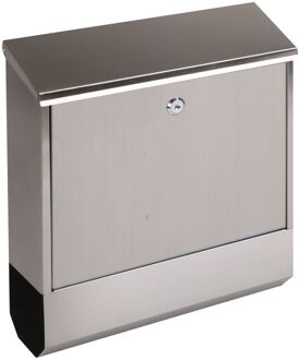Sencys Muurbrievenbus - Staal - Inox - 33x36x11cm