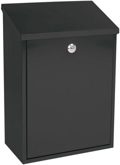 Sencys Muurbrievenbus - Staal - Zwart - 28,5x41x16,5cm