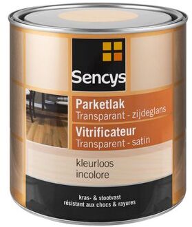 Sencys Parketlak Transparant Zijdeglans Kleurloos 2,5ml