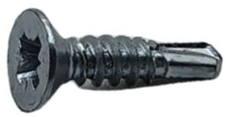 Sencys Plaatschroef Verzinkt Vlakke Kop Pozi - 3,5x16mm - 50 Stuks