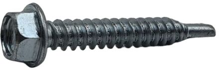 Sencys Plaatschroef Zelfborende Schroef Gegalvaniseerd Zeskantkop - 5,5x38mm - 15 Stuks