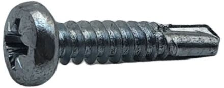 Sencys Plaatschroef Zelfborende Schroef Verzinkt Cilinderkop Pozi - 4,8x25mm - 20 Stuks