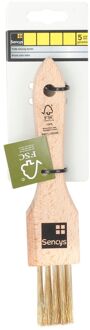 Sencys Platte Staalborstel Messing