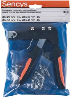 Sencys Plug Voor Gipsplaat Staal - Per Stuk
