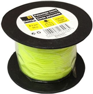 Sencys Polyamide Koord Geel 2mmx50m