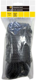 Sencys Polyamide Koord Zwart 6mmx10m