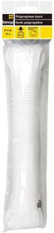 Sencys Polypropyleen Koord Gevlochten Wit 4mm 20m