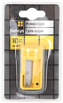 Sencys Potloodslijper - Geel - Kunststof