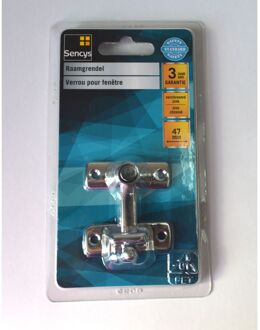 Sencys Raamgrendel Verchroomd Zinc 47mm