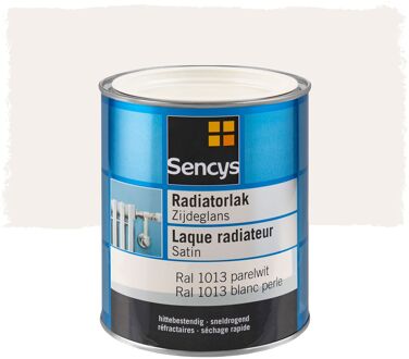 Sencys Radiatorlak Zijdeglans Parelwit Ral 1013 750ml
