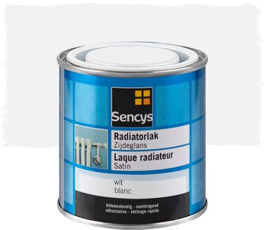 Sencys Radiatorlak Zijdeglans Wit 250ml