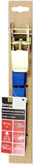 Sencys Ratelsjorband Blauw Met Haak - 5mx25mm - 500kg