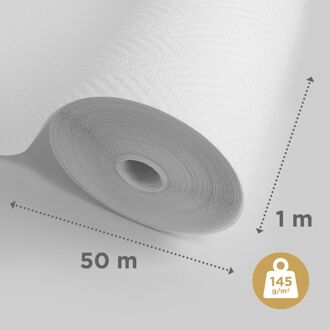 Sencys Renovatievlies Visgraat - 50 M - 145 G/m²