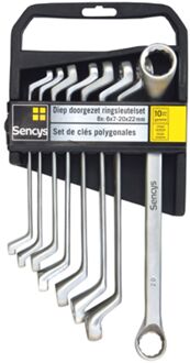 Sencys Ringsleutelset Chroom - 8 Stuks